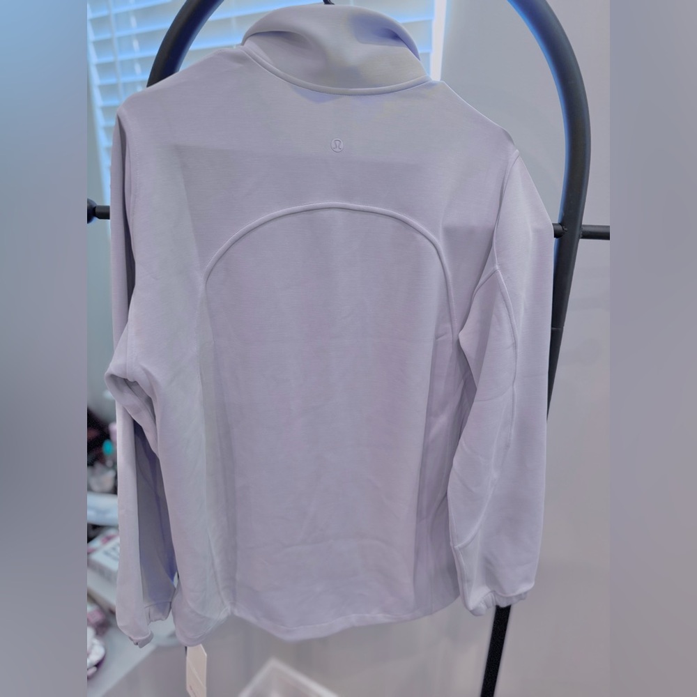NWT LULULEMON BRUSHED SOFTSTREME HALF ZIP SIZE SMALL SERENE BLUE - Picture 10 of 13